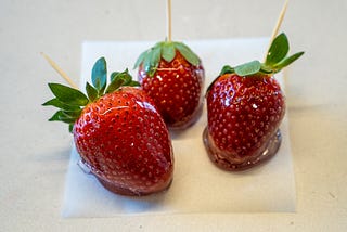 Candy strawberries