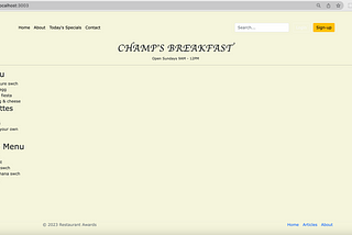 Using partial templates for header/footer