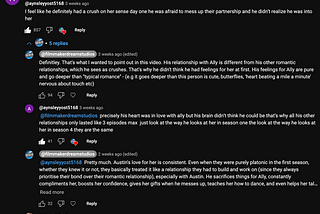 Comments from a video I impulsively deleted