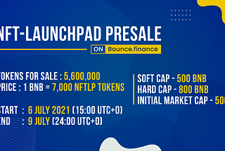NFT-Launchpad is pleased to announce The updates in Tokenomic, Token locks, Softcap/Hardcap and…