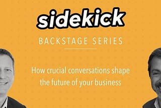 Introducing: Backstage — an insider’s look at the relationship between key execs in fast growing…