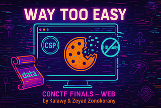 Cookie Shadowing and CSP bypass to read httpOnly cookie— Way too easy (CONCTF finals)