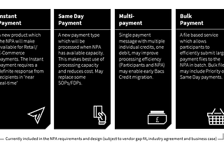 What is the New Payments Architecture and what impact will it have?