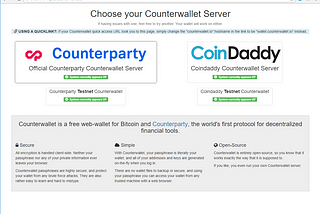 What is a Counterwallet and why everyone in crypto should have one?