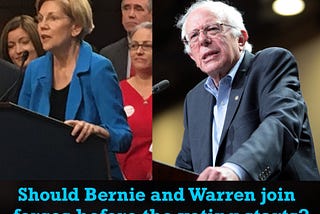 2020 STRATEGY: Bernie and Warren should form a ticket before the voting starts