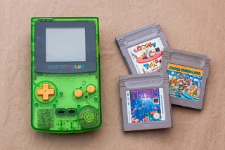 Game Boy Color and assorted games