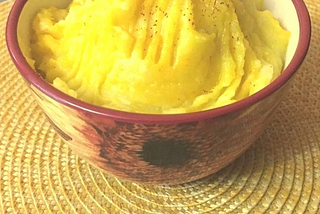 Saffron Mash Potatoes — Potato