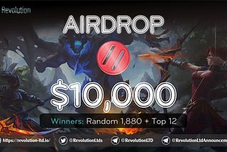 📢 Revolution (REV) Airdrop Is LIVE !!!