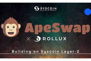 ApeSwap Expanding on Rollux