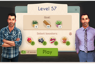 Property Brothers game UI redesign