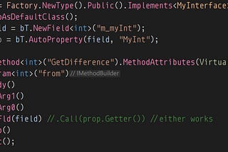 Runtime Type Construction in C#