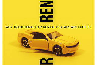 How traditional car rental companies appear to be competitive in this digital revolution?