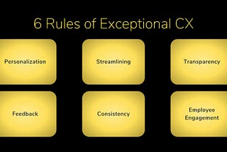 The 6 Golden Rules of Exceptional Customer Experience