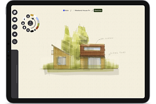 Developing your architectural sketching style with Defter Notes on the iPad