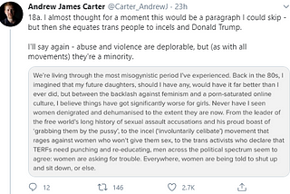 Response to Andrew Carter re: J.K. Rowling (pt 4)