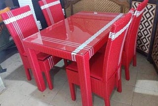 kursi makan rotan furniture, kursi makan rotan minimalis