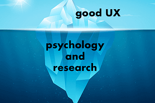 Relationship between psychology and UX research