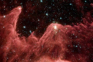 Image of the Mountains of Creation from the NASA’s Spitzer Space Telescope