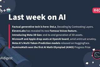 Last Week on AI — no.40