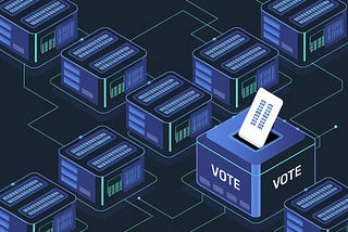 A blockchain based electoral system illustration