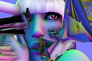 “Virtual Volte-Face”​ Lady Gaga by David O’Reilly