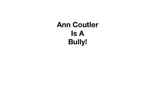 Ann Coulter Hates The Neurodiverse Community, And She Must Be Canceled