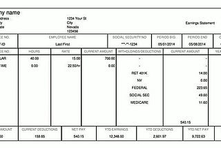 Fake Paystubs and Income Verification