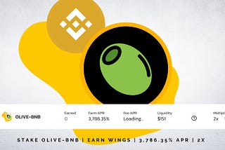 Olive Cash Joins Jetswap BSC with a High APR $WINGS for $Olive pool and a Olive-BNB Farm!