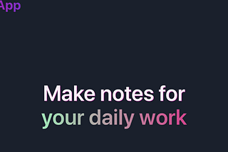 notebook app