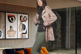 Activewear Trends Fall Winter 2024/25 — TheFamous Leggings Limited edition Nomad series ‘Kaki Garrigue’