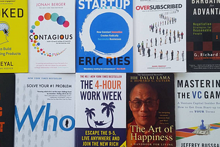 Books for founders at each stage of a startup