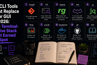 10 CLI Tools That Replace Your GUI in 2026: The Terminal-Native Stack That Earned Its Spot
