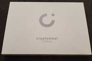 Cryptosteel capsule solo review