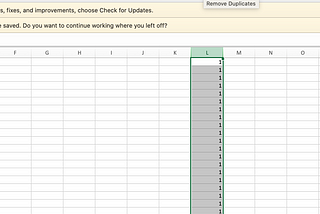 Remove Duplicates in Excel