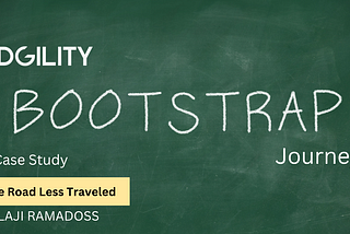 Edgility’s Bootstrapping Journey: The road less traveled