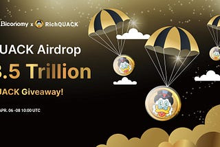 $4,631 for 400 Winners! Join Biconomy & RichQuack ( $QUACK ) #Airdrop campaign!