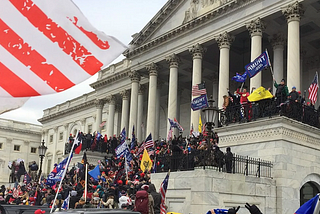 MAGA supporters attack the Capitol on January 6, 2021
