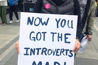 Signs for March for Science