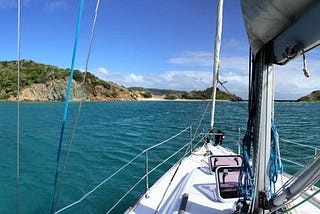 Quiet anchorages of the British Virgin Islands