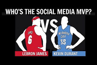 Measured by Social: LeBron James vs. Kevin Durant