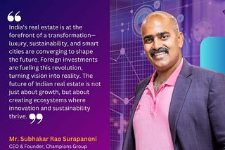 FDI Trends: Catalyzing Progress in India’s Real Estate Market
