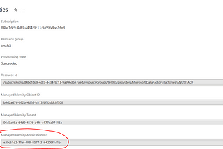 Trigger a Databricks workflow from Azure Data factory using Managed Identity