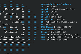 How to install Screenfetch in Slackware