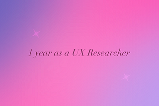 What I Learned Working as a UX Researcher ✨