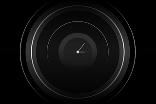 Abstract image of an analogue clock face dial at 3:03