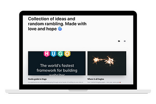 Build your personal moats — noobs guide to starting a website on Hugo