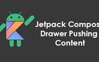 Jetpack Compose — Drawer that pushes the content instead of overlaying it