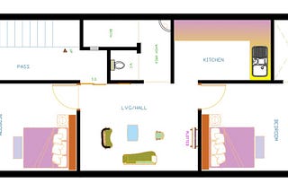 800 sqft house plan