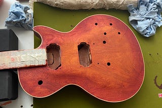 Les Paul double re-build project (Many days of changing plans)