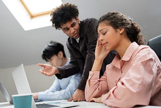 Employee discussing politics at work